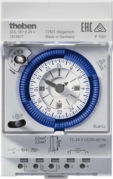 Zeitschaltuhr SUL 181 d 24V Zeitschaltuhr SUL 181 d 24V