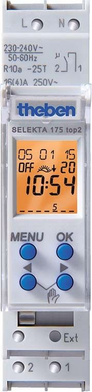 Reiheneinbau-Schaltuhr SELEKTA 175 top2