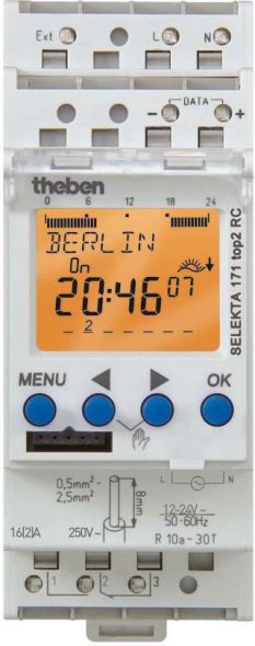 Zeitschaltuhr SELEKTA 171top2RC24V Zeitschaltuhr SELEKTA 171top2RC24V