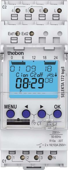 Digitale Zeitschaltuhr SELEKTA 172 top3
