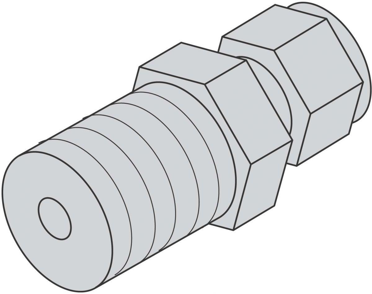 Klemmringverschraubung CF-M-3-G1/4-A4