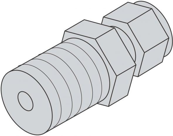 Klemmringverschraubung CF-M-3-G1/4-A4