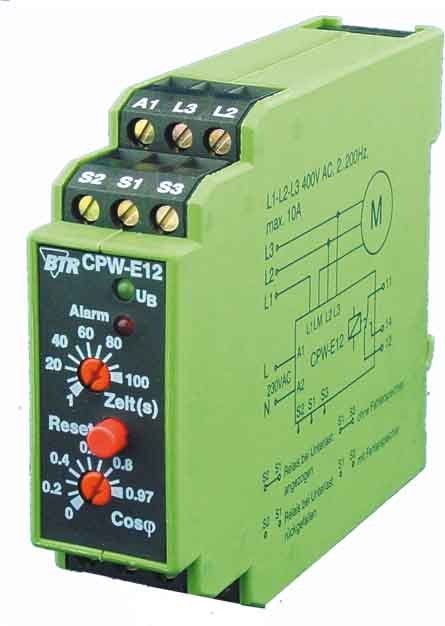 Überwachungsrelais CPW-E12 230AC1W 2,5A Überwachungsrelais CPW-E12 230AC1W 2,5A