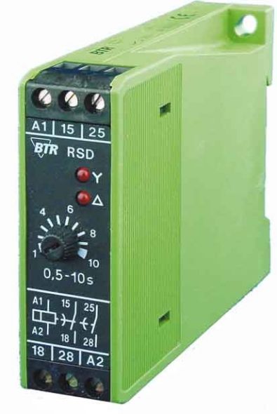 Stern-Dreieckrelais RSD-E10 24UC 0,5-10S Stern-Dreieckrelais RSD-E10 24UC 0,5-10S