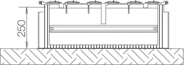 Festplatzsockel Gr.1 FB3 SX021F