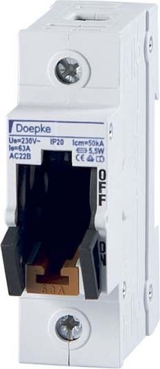 Lasttrennschalter D0-63A/1p Lasttrennschalter D0-63A/1p