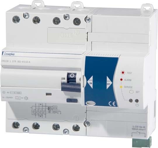 Fehlerstromschutzschalter DRCCB5STR063-4/0,03A
