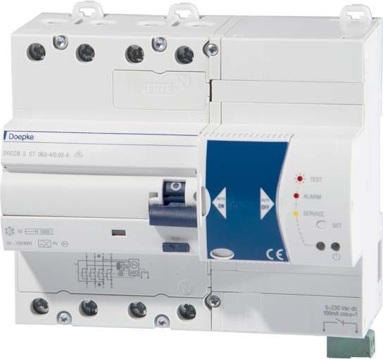 Fehlerstromschutzschalter DRCCB5 ST040-4/0,03A Fehlerstromschutzschalter DRCCB5 ST040-4/0,03A