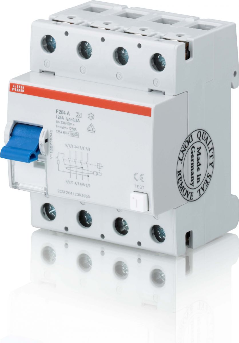 FI-Schutzschalter F204A-125/0,03L FI-Schutzschalter F204A-125/0,03L