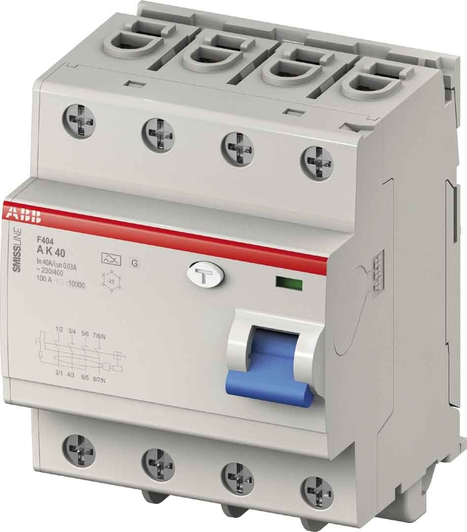 Fehlerstromschutzschalter F404A-K63/0.03