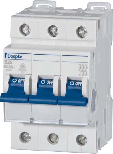Leitungsschutzschalter DLS 6I B-6A 3-polig
