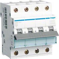 Leitungsschutzschalter MBN610 B-10A 3+N polig 6kA