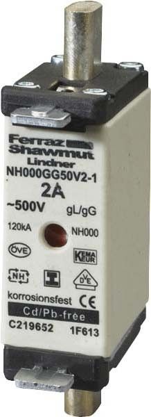 NH-ZERO-Sicherungseinsatz NH000GG50V6-1 NH-ZERO-Sicherungseinsatz NH000GG50V6-1