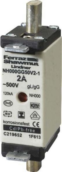 NH-ZERO-Sicherungseinsatz NH000GG50V6-1 NH-ZERO-Sicherungseinsatz NH000GG50V6-1