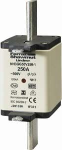 NH-ZERO-Sicherungseinsatz NH3GG50V250-1 NH-ZERO-Sicherungseinsatz NH3GG50V250-1