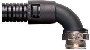Verschraubung 90Gr-Bogen AL28/M25/CS90/BL