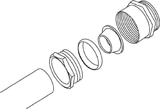 Schutzschlauchverschraub. 330/11 Schutzschlauchverschraub. 330/11