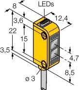 Einweglichtschranke Q12RB6R