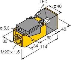 Sensor induktiv Bi15U-CP40-FDZ30X2