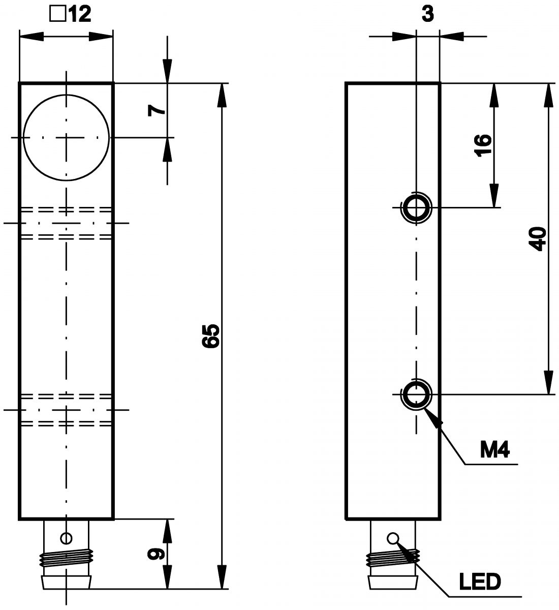 Sensor induktiv IB13017