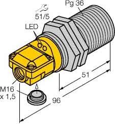 Näherungsschalter Bi25-G47SR-VP4X2