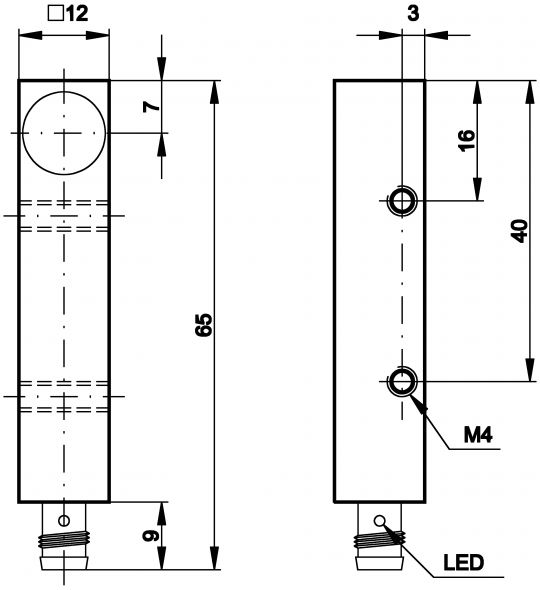 Sensor induktiv IB13017