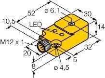Ringsensor,ind. Bi6R-Q14-AP6X2-H1141 Ringsensor,ind. Bi6R-Q14-AP6X2-H1141