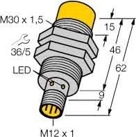 Sensor,ind.,M30x1,5 Ni30U-M30-AP6XH1141 Sensor,ind.,M30x1,5 Ni30U-M30-AP6XH1141