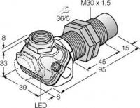 Sensor induktiv NI30U-EM30WDTC-AP6X