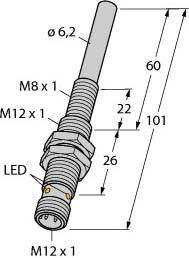 Magnetfeld-Sensor NIMFE-M12/#1600609