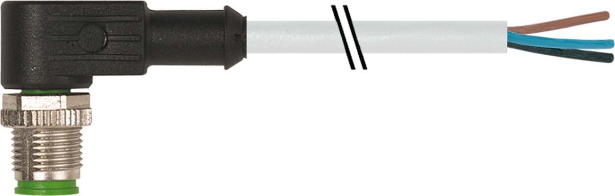 Stecker M12 gewinkelt 5m 7000-12101-2140500