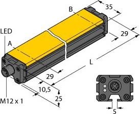 Linearwegsensor LI400P0-Q25 #1590004 Linearwegsensor LI400P0-Q25 #1590004