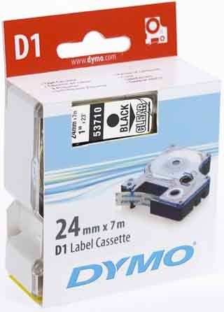 Schriftband 24mm/7m sw/tr 53710 Schriftband 24mm/7m sw/tr 53710