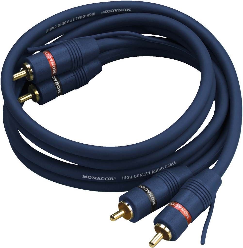 Cinchkabel 0,8m AC-080/BL Cinchkabel 0,8m AC-080/BL