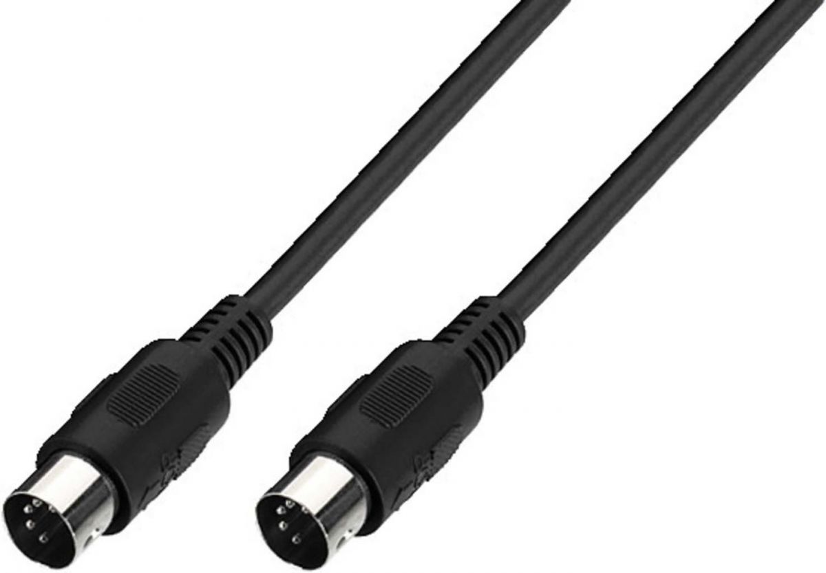 Midi-Kabel 1,8m MIDI-182/SW Midi-Kabel 1,8m MIDI-182/SW