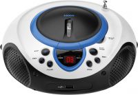 UKW-Radio CD/MP3 tragbar SCD-38 USB blue