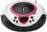 UKW-Radio CD/MP3 tragbar SCD-38 USB pink