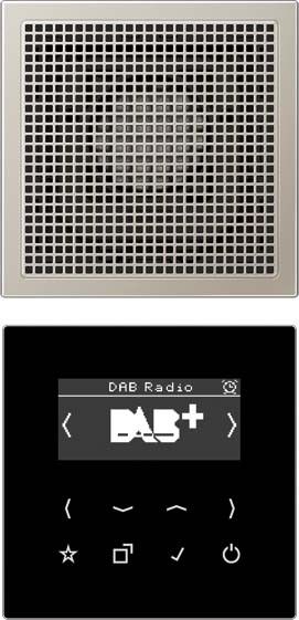 Smart DAB+ Digitalradio DAB ES1 edelstahl