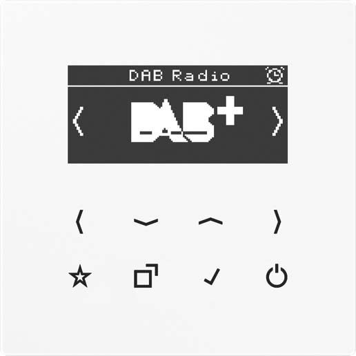 Smart DAB+ Digitalradio DAB LS WW alpinweiß