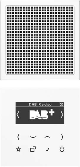 Smart DAB+ Digitalradio DAB LS1 WW alpinweiß