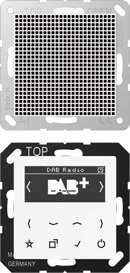 Smart DAB+ Digitalradio DAB A1 WW alpinweiß
