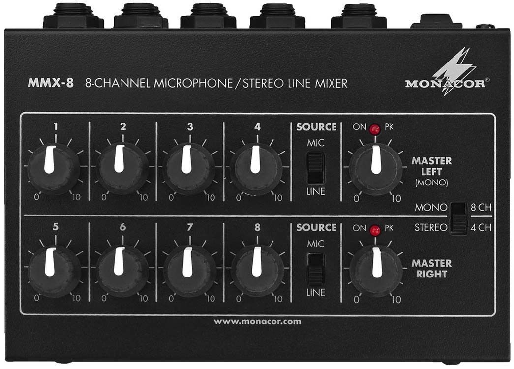 Mikrofon-Mischer MMX-8 Mikrofon-Mischer MMX-8