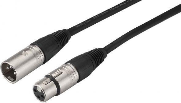 XLR-Verlängerungskabel MECN-200/SW XLR-Verlängerungskabel MECN-200/SW