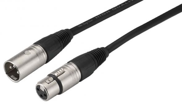 XLR-Verlängerungskabel MECN-2000/SW XLR-Verlängerungskabel MECN-2000/SW