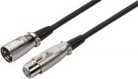 XLR-Verlängerungskabel MEC-1500/SW