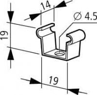 Befestigungsklammer KK25