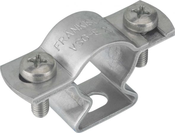 Edelstahl-Abstandschelle VSG-E 63 Edelstahl-Abstandschelle VSG-E 63