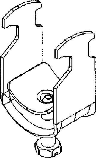 Hammerfuß-Bügelschelle 16BS30-90