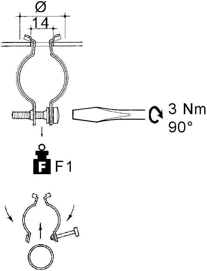 Rohrbefestigung YHR-3034