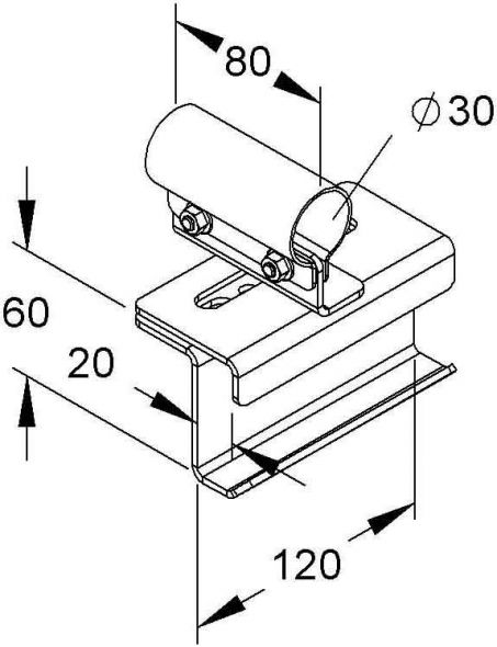 Holmanschlußhalter MIHK 30 F